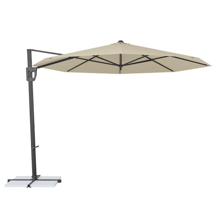 Vrijhangende zweefparasol, Tuin en Terras, Parasols, Gebruikt, Zweefparasol, 2 tot 3 meter, Kantelbaar, Ophalen