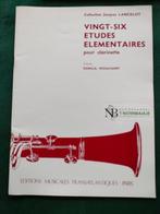26 études klarinet, Boeken, Muziek, Verzenden, Nieuw, Instrument