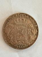 2 1/2 frank Belgie 1849 zilver, Enlèvement ou Envoi, Argent