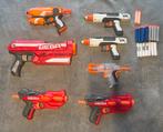 Lot de 7 blasters et fléchettes Nerf, Enlèvement ou Envoi, Utilisé