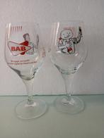 Twee BAB-glazen van Brie AIGLE BELGICA, Ophalen of Verzenden, Zo goed als nieuw, Glas of Glazen, Overige merken