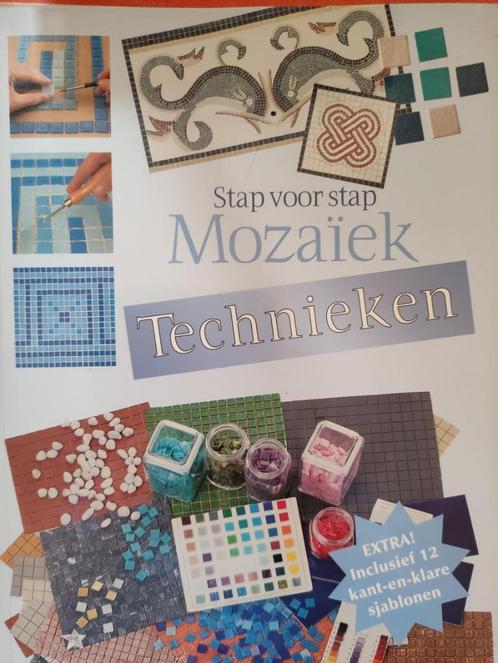 2 hobbyboeken: De mozaïekgids + Stap-voor-stap technieken, Boeken, Hobby en Vrije tijd, Zo goed als nieuw, Overige onderwerpen