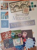 2 hobbyboeken: De mozaïekgids + Stap-voor-stap technieken, Comme neuf, Autres sujets/thèmes, Enlèvement ou Envoi