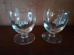 2 jenever glazen Filliers 100 jaar, Ophalen of Verzenden, Nieuw, Borrel- of Shotglas