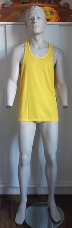 Débardeur musculaire avec maille jaune citron SHEIN taille L, Geel, Nieuw, Ophalen of Verzenden, Algemeen