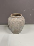 Terracotta pot 31,5 28,5 CM chic antique pot vaas, Enlèvement ou Envoi, Neuf