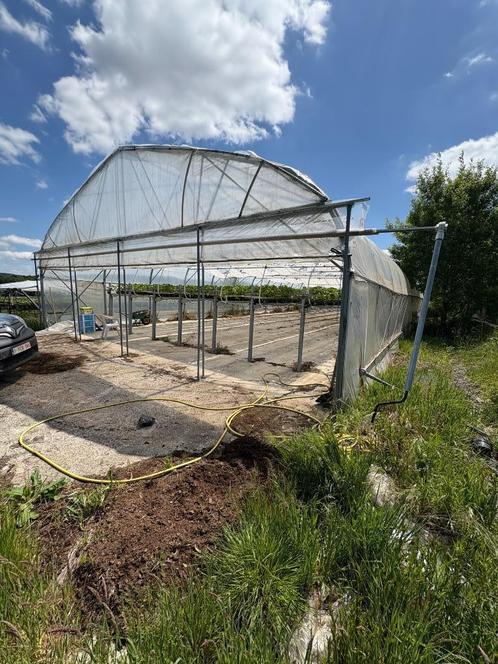 SERRE + PARAPLUIES POUR CULTURE FRUITS ET LEGUMES, Tuin en Terras, Kassen, Zo goed als nieuw, Kweekkas, Staal, Overige materialen