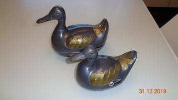 Tinnen eenden: 2 delig beschikbaar voor biedingen