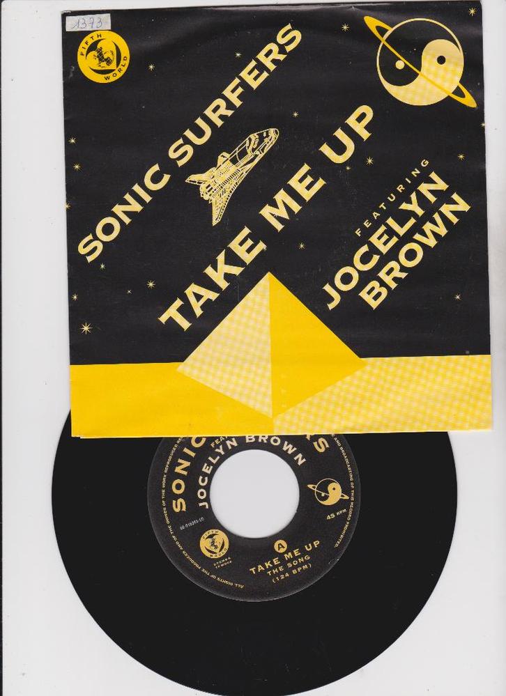 Sonic Surfers - Take Me Up    1992    Garage house, CD & DVD, Vinyles Singles, Comme neuf, Single, Dance, 7 pouces, Enlèvement ou Envoi