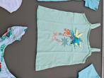 blauw topje met palmboom, 116-122, Kinderen en Baby's, Kinderkleding | Maat 116, Ophalen of Verzenden, Zo goed als nieuw