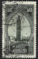 1 Postzegel Marokko 1923 Monumenten, Postzegels en Munten, Postzegels | Afrika, Ophalen of Verzenden, Marokko, Gestempeld