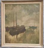 Huile sur toile marine signe Émile lammers, Antiquités & Art, Art | Peinture | Classique, Enlèvement ou Envoi