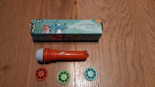 Projectielamp bedtijdverhalen + 3 schijfjes, Kinderen en Baby's, Speelgoed | Educatief en Creatief, Gebruikt, Ontdekken, Met licht