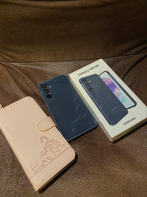 Samsung Galaxy A55 5G 128 GB, Telecommunicatie, Mobiele telefoons | Samsung, Zo goed als nieuw, 128 GB, Zonder abonnement, Touchscreen