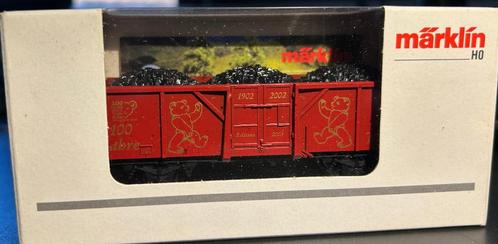 3150a. Wagen beladen met cokes „100 J. Steiff” H0 Märklin., Hobby en Vrije tijd, Modeltreinen | H0, Nieuw, Wagon, Märklin, Ophalen of Verzenden