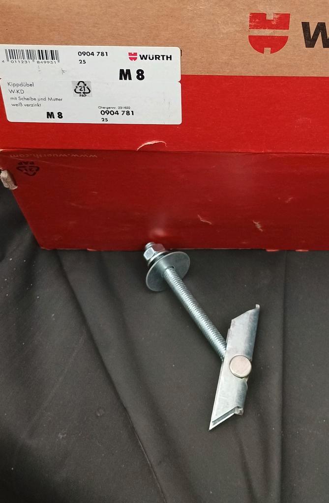 Tuimelpluggen, paraplupluggen voor holle plafond 8mm, Doe-het-zelf en Bouw, IJzerwaren en Bevestigingsmiddelen, Ophalen