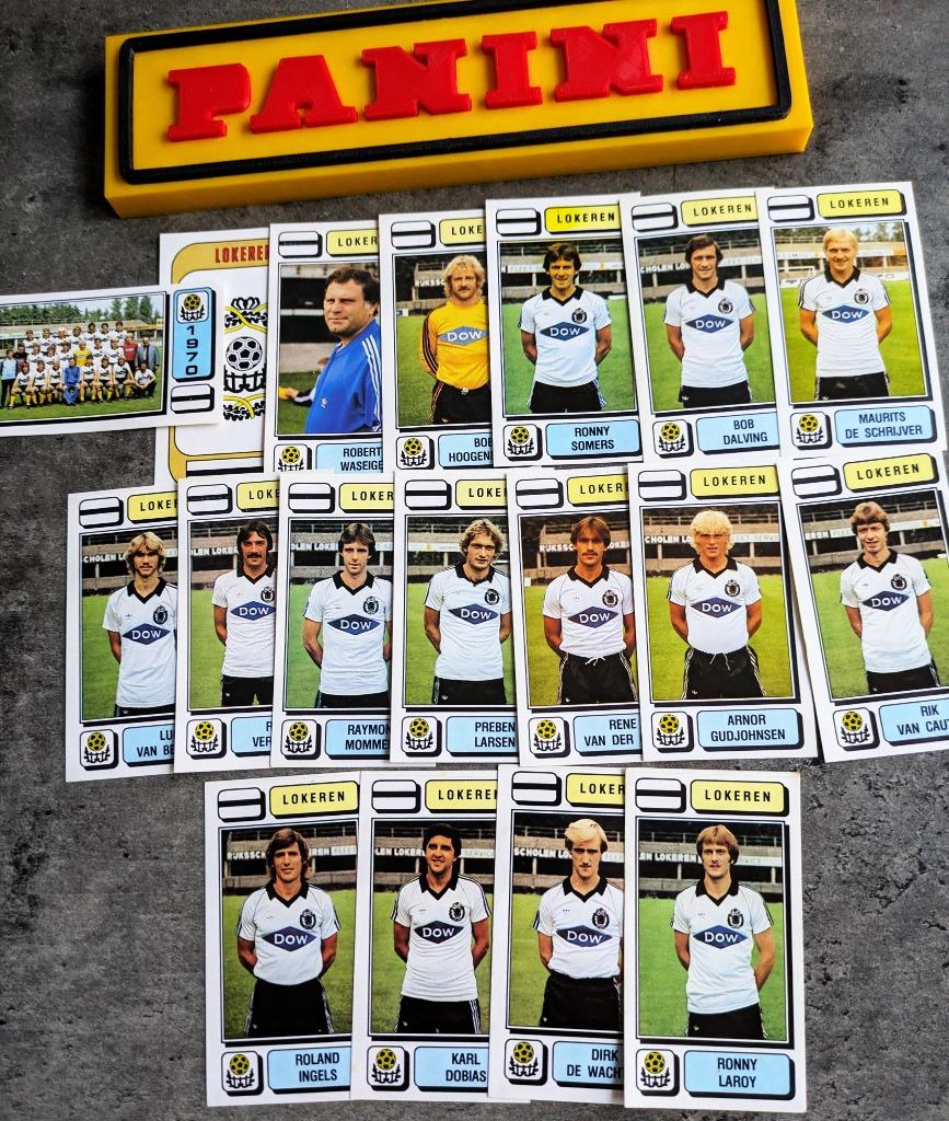 Pack de 18 AUTOCOLLANTS PANINI FOOTBALL 83 LOKEREN 1983, Envoi