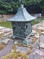 Japanse gietijzeren lantaarn, Tuin en Terras, Ophalen of Verzenden, Zo goed als nieuw