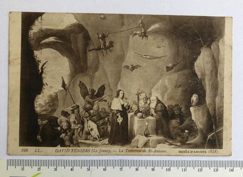 David Téniers (Le Jeune) – La Tentation de St-Antoine – 326, Verzamelen, Postkaarten | Themakaarten, Ongelopen, Voor 1920, Overige thema's