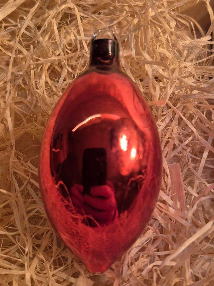 Ajeko antieke kerstbal, Diversen, Kerst, Gebruikt, Ophalen of Verzenden