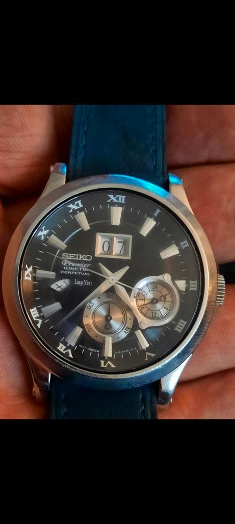 Seiko kinetic, Handtassen en Accessoires, Horloges | Heren, Zo goed als nieuw, Polshorloge, Seiko, Ophalen of Verzenden