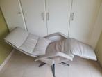 Een relaxfauteuil van leer, Ophalen, Gebruikt, Leer