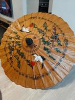 Japanse rijstpapierparasol.Jaren 60, Ophalen of Verzenden, Zo goed als nieuw