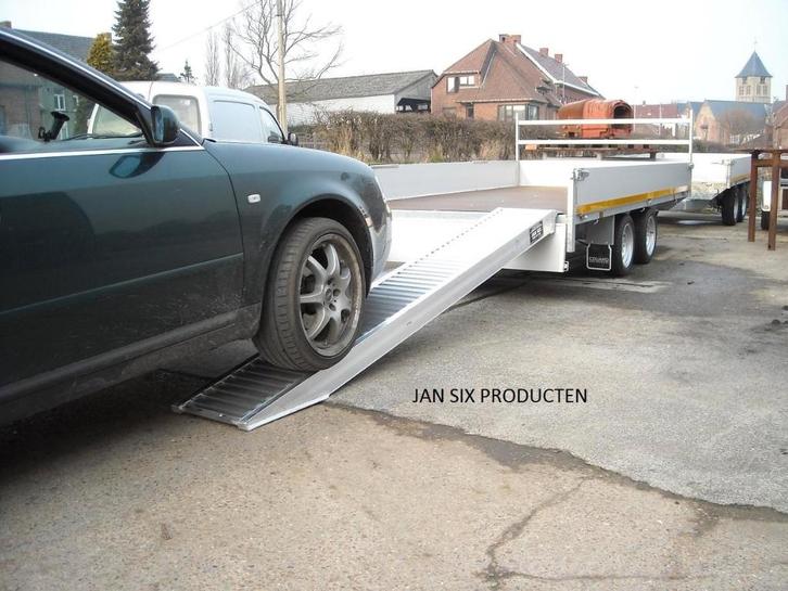 Alu. oprijplaten 2500 x 360 cap 6000 kg / paar type 125/25, Auto diversen, Overige Auto diversen, Ophalen