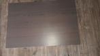 Bruine eettafel met 4 stoelen, Ophalen, Gebruikt, 100 tot 150 cm, 50 tot 100 cm