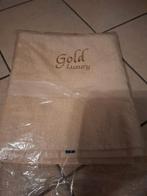 Beige badlaken "Gibotex", Ophalen, Nieuw