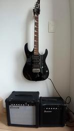 Electrische gitaar Ibanez gio+ black, Ibanez, Zo goed als nieuw, Ophalen