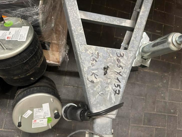Aanhanger dubbel as ongeremd, Auto diversen, Aanhangers en Bagagewagens, Zo goed als nieuw, Ophalen