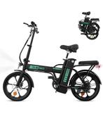 Electrical foldable bike, Fietsen en Brommers, Fietsen | Vouwfietsen, Ophalen, Zo goed als nieuw, Totaal opvouwbaar, 16 tot 18 inch