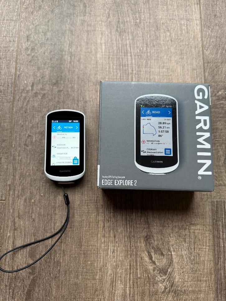 Garmin Edge Explorer 2, Fietsen en Brommers, Fietsaccessoires | Fietscomputers, Zo goed als nieuw, Cadanssensor, Draadloos, GPS