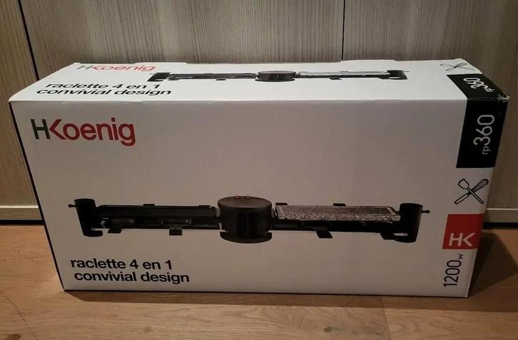 H.Koenig Multifunctioneel Gourmetstel 8 pers., Elektronische apparatuur, Gourmetstellen, Zo goed als nieuw, Ophalen