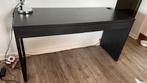 MICKE IKEA bureau zwart 142x50 (hoogte 75cm), Ophalen, Zo goed als nieuw, Bureau
