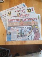 Speciale Kuifje krant "Gazet van Antwerpen" 2004, Verzamelen, Tijdschriften, Kranten en Knipsels, Krant, Ophalen of Verzenden
