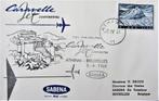 FDC SABENA- ATHENE- BRUSSEL- 1961, Postzegels en Munten, Ophalen of Verzenden, Gestempeld, Vliegtuigen