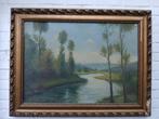 Landschap met rivier, Antiek en Kunst, Kunst | Schilderijen | Klassiek, Ophalen