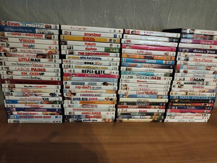 90 dvd's komedie, Cd's en Dvd's, Dvd's | Komedie, Zo goed als nieuw, Ophalen