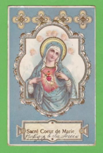 Ansichtkaart uit 1912 - Heilig hart van Maria. beschikbaar voor biedingen