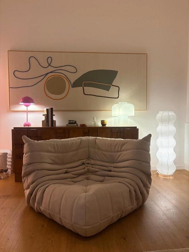 Togo hoekbank met 2 stoelen, Ligne Roset, Michel Ducaroy, ja, Antiek en Kunst, Antiek | Meubels | Stoelen en Sofa's, Ophalen