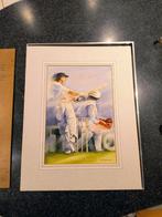 Aquarelle - Goldsmith R.S. - joueur de criquet, Enlèvement ou Envoi