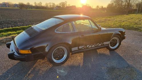 Porsche 911 Carrera 3.0, Auto's, Porsche, Particulier, Benzine, Coupé, 2 deurs, Handgeschakeld, Zwart, Zwart, Kunstmatig leder