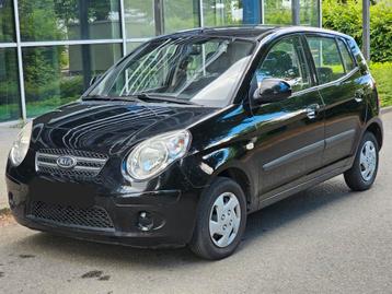 Kia Picanto 1.0 cc benzine, 90000 km.s, Al gekeurd v/verkoop, Auto's, Kia, Voorwielaandrijving, Stof, Beige, Zwart