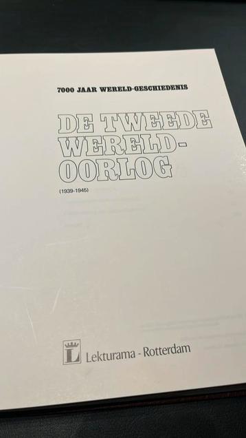 700 jaar wereld-geschiedenis - de 2de wereldoorlog  beschikbaar voor biedingen