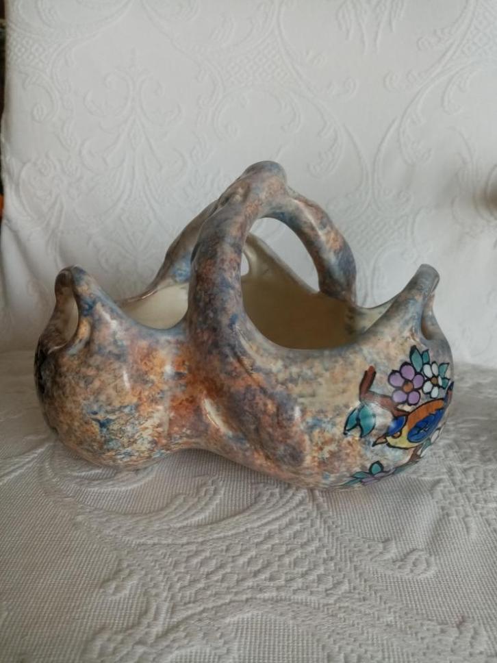 Antoine Dubois/Mons keramische plantenbak uit de art deco-pe, Antiek en Kunst, Antiek | Keramiek en Aardewerk, Ophalen of Verzenden