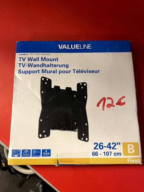 Valueline VLM-MF10 vaste muurbeugel, Computers en Software, Laptopstandaarden, Nieuw, Ophalen