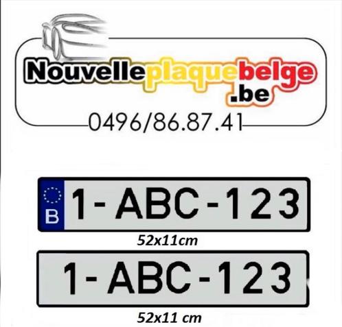 Plaque immatriculation blanche et noire, Autos : Divers, Tuning & Styling