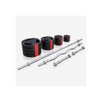 Set d'haltères 97.5kg - GORILLA SPORTS, Sport en Fitness, Ophalen, Zo goed als nieuw, Benen, Halterset